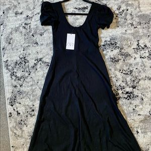 ZARA- Puff Sleeve Dress
